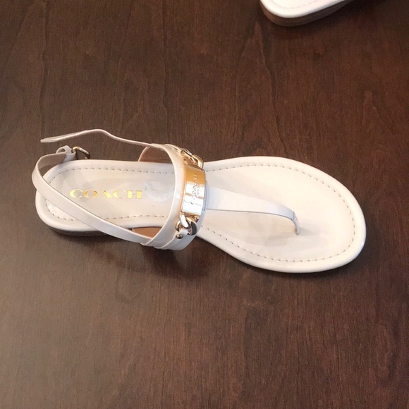 Coach Patent Leather Sandals - Picture 2 of 2